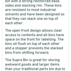 SUPRA STORAGE BINS - Image 2
