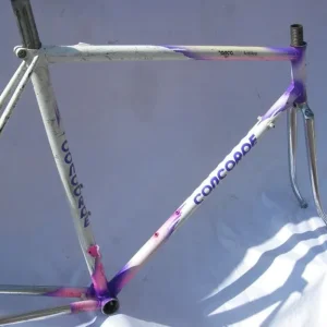 CONCORDE MISTRAL FRAME & FORKS 1980s/90s - 54CM CTC - CAMPAGNOLO- DAMAGE - Image 5