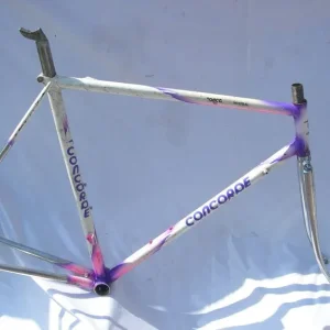 CONCORDE MISTRAL FRAME & FORKS 1980s/90s - 54CM CTC - CAMPAGNOLO- DAMAGE