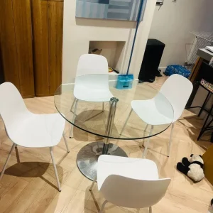 Dinning table 4 chairs - Image 2