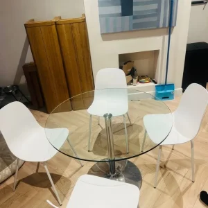 Dinning table 4 chairs - Image 4