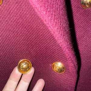 Wool Blend Coat | color: burgundy/ maroon | collection with Manteco - Image 5