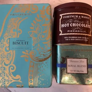 Fortnum & Mason Biscuits and Tea Tins Bundle Of 3