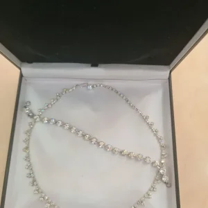 Crystal studded silver set - Image 2