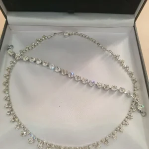 Crystal studded silver set - Image 3