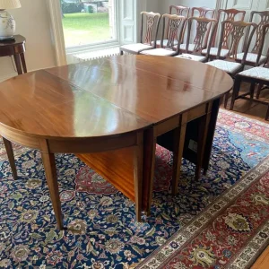 Dining table mahogany and 12 chairs - Image 3