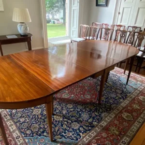 Dining table mahogany and 12 chairs - Image 5
