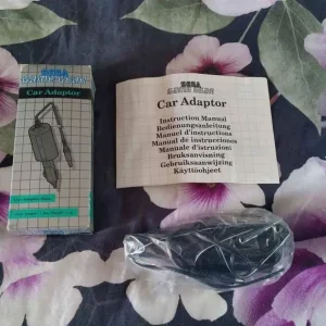 Sega game gear car adaptor original rare with a very nice condition box for collector