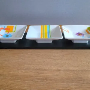 Snack/Trinket Plates Trio