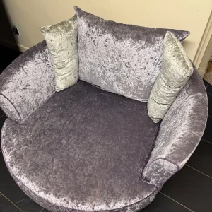 Sofa Set - Crushed Velvet - Image 4