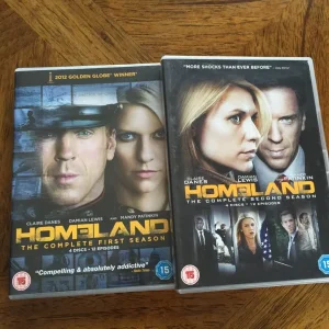 DVDs - HOMELAND (Complete Sets Of Series 1 & 2 - 8 DVDs / 24 Episodes)