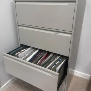 4 drawer Bisley filing cabinet - Image 4