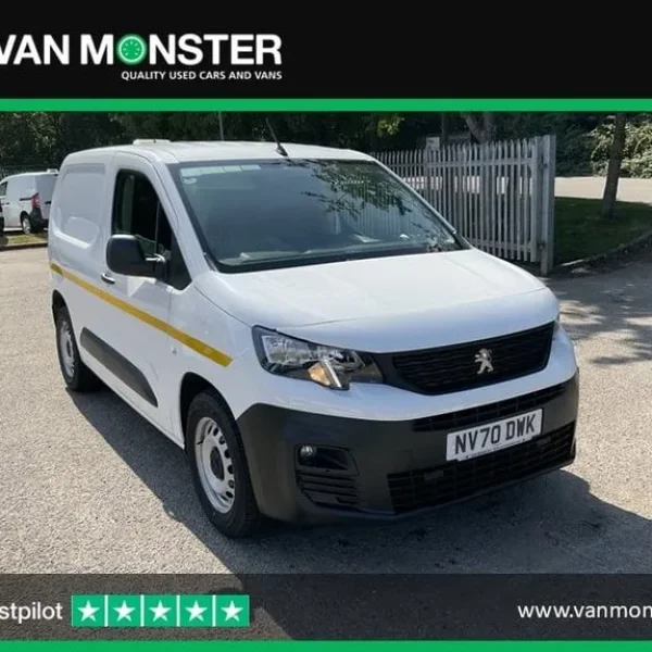 2020 Peugeot Partner 1000 1.5 Bluehdi 100 Grip Van Small Van Diesel Manual