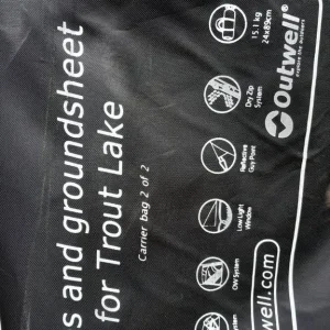 New Outwell trout lake 4 tent and cooking unit £225 ono - Image 7