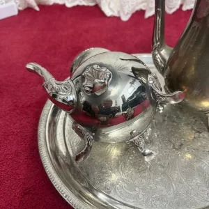 Vintage Brass Tea Coffee Set 5 Pieces - Image 5
