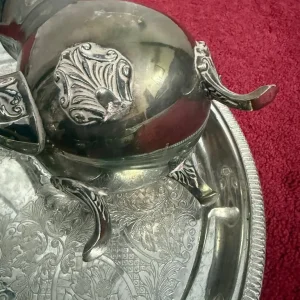 Vintage Brass Tea Coffee Set 5 Pieces - Image 6