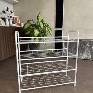 Argos white metal shoe rack shelf - Image 3