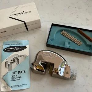 Dexter Mat Cutter – Original box, leaflet and 3 blades