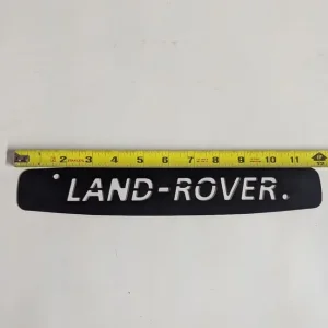 Landrover Series 3 Front Grille BADGE !! (Stainless Steel) Powder Coated Black (NEW) - Image 3