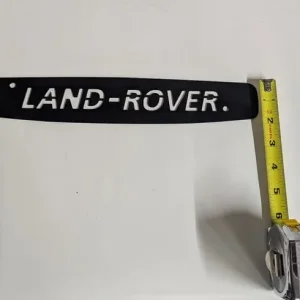 Landrover Series 3 Front Grille BADGE !! (Stainless Steel) Powder Coated Black (NEW) - Image 4