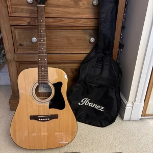 Ibanez V50NJP Acoustic Guitar with bag and accessories - Image 4
