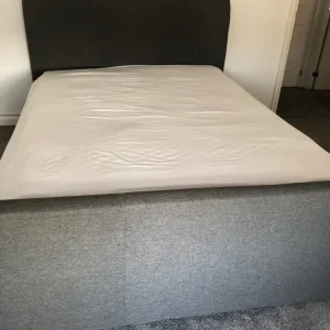 King size bed and mattress - Image 2