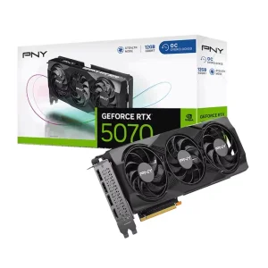 PNY GeForce RTX 5070 OC Triple Fan 12GB GDDR7 PCI-Express Graphics Card