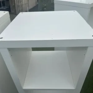 4 x white Kallax storage units - Image 4