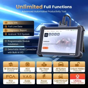 Thinkcar ThinkScan 689 OBD2 Scanner - 2024 New Bidirectional Scan Tool with Full System Diagnose - Image 4