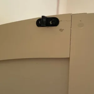 Cream Wardrobe with Rail and Shelf - Image 5