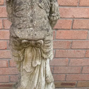 Vintage stone garden statue - Image 2