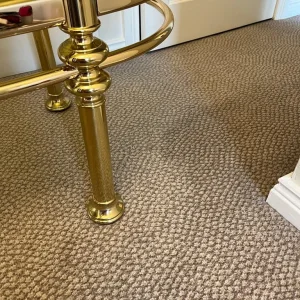 Mid century gold oval coffee table - Image 4