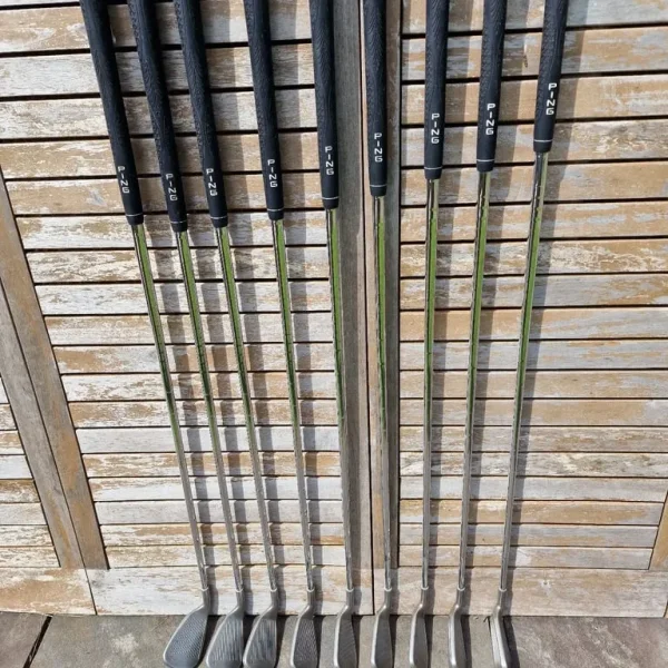 Ping G5 Green Dot RH irons 4-LW