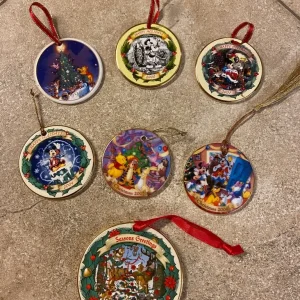 7 DISNEY “Happy Holidays” Year Pieces - (1998, 2000, 2001, 2004, 2005, 2006 & 2007)