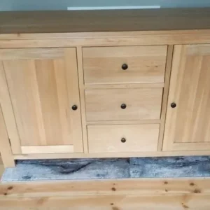 SOLID OAK SIDEBOARD - Image 5