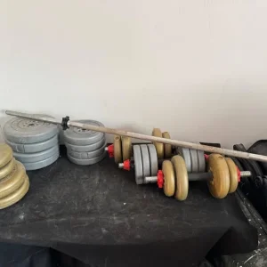 Assortment of Weights and Adjustable Dumbells - Image 2