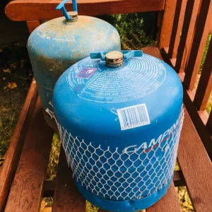 Campingaz 2.75kg cylinders one full one 3/4 full