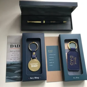 Dad Pen and 2 Keyring’s All New in Boxes Thank you for Looking