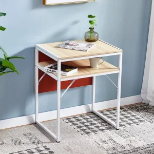 Ansley&HosHo Foldable Dining Kitchen Table for Camping Drop Leaf Extendable - Image 3