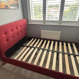 Fabric small double bedframe - Image 2