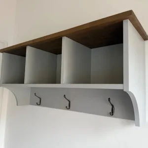 Wall-Mounted Coat Hooks with Shelf – Functional & Full of Potential - Image 2
