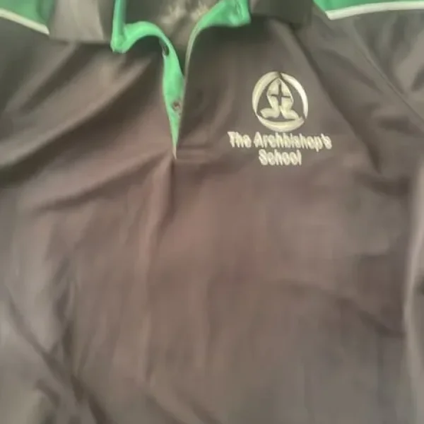 Archbishop school Canterbury jumper &p.e shirt