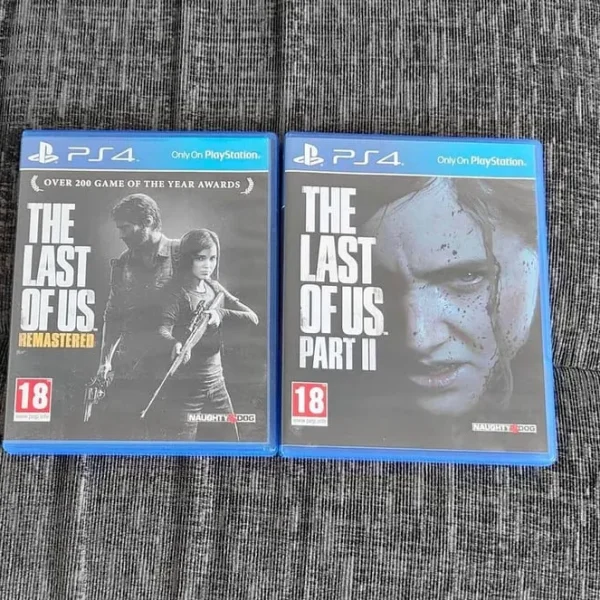 PS4 The Last of Us Part 1 & part 2 also works on PS5 both games in mint condition