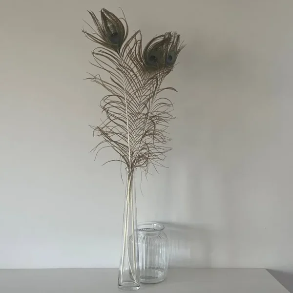 Thin tube glass vase