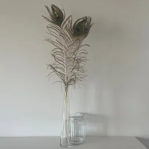 Thin tube glass vase