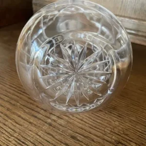 Vintage Cut Crystal Decanter, Wine Glasses And Serving Bowl Set - Image 8