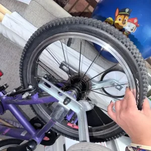 Purple Cosmos Halfords Kids Bicycle 16 inch wheel - Image 3