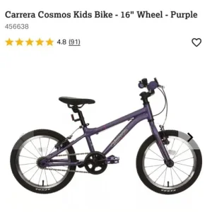 Purple Cosmos Halfords Kids Bicycle 16 inch wheel - Image 5