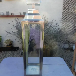 Tall lantern / hanging or sitting candle holder