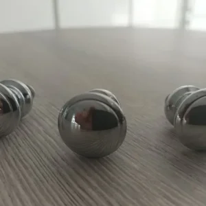 NEW SET OF 3 SILVER METAL DRAWER HANDLES - Image 3